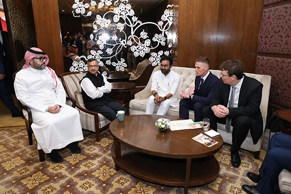 An international delegation meeting at India Mining Week